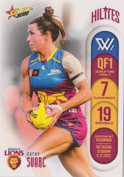 2022 Select AFLW Hilites #SHW-QF1 Cathy Svarc Front